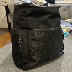 Storksak Alyssa Black & Gunmetal Baby Bag